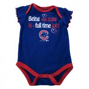 MLB Chicago Cubs Bodysuit Size 3-6 Months